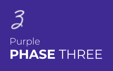 a purple background with number and text
