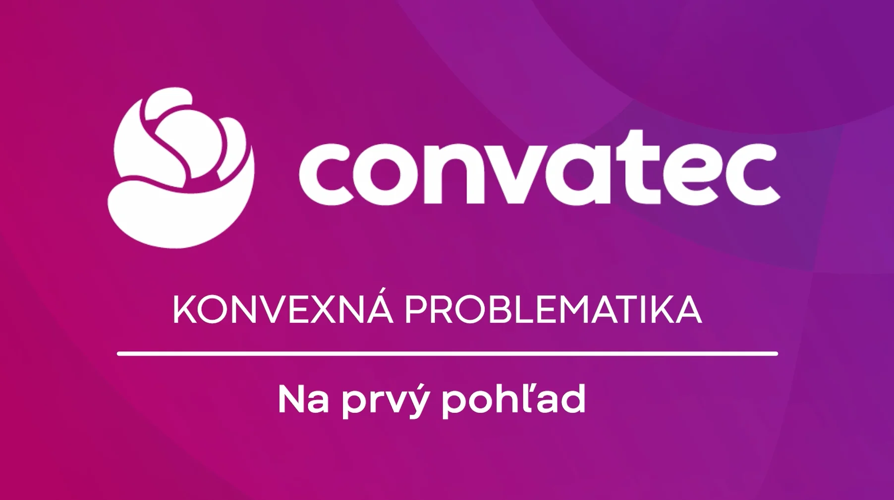 Snímka obrazovky z videa Konvexnosť zobrazujúca titulnú kartu