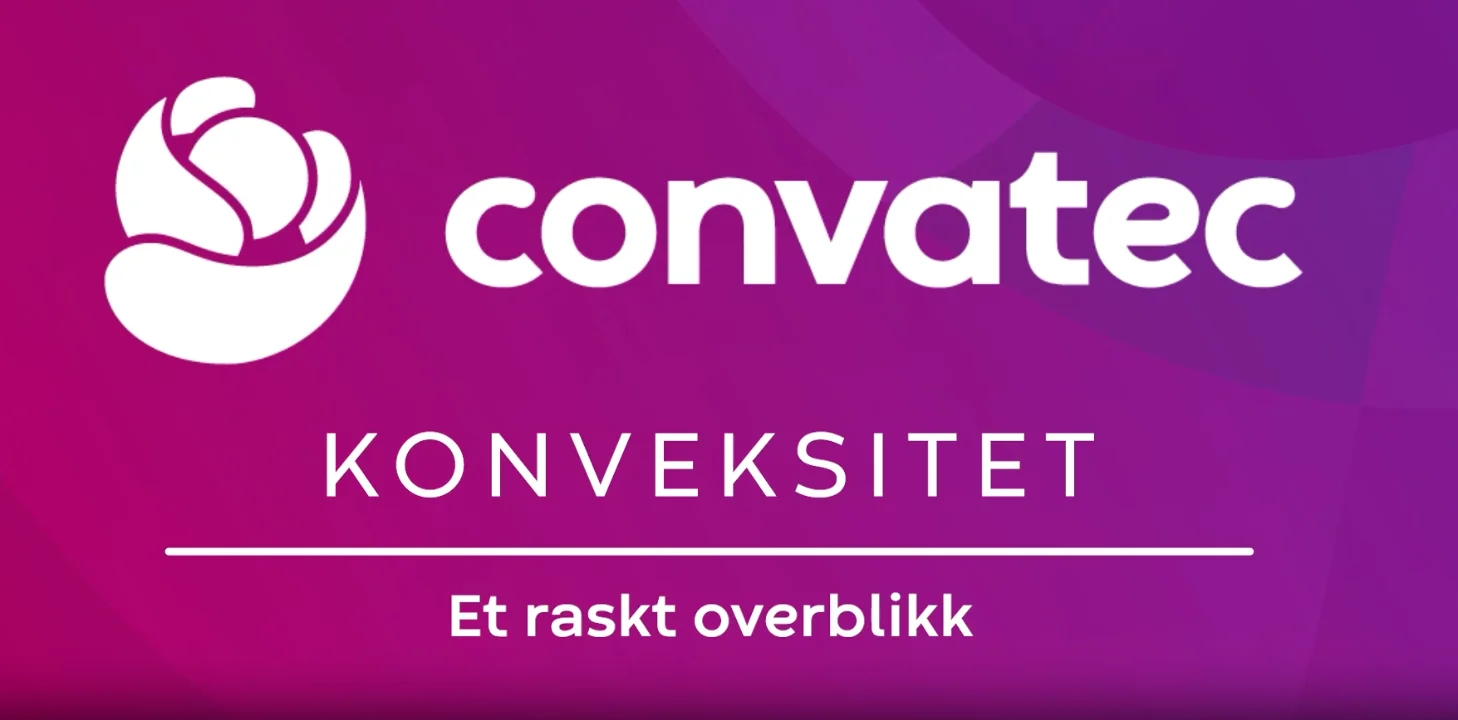 Skjermbilde fra Convexity-videoen som viser tittelkortet